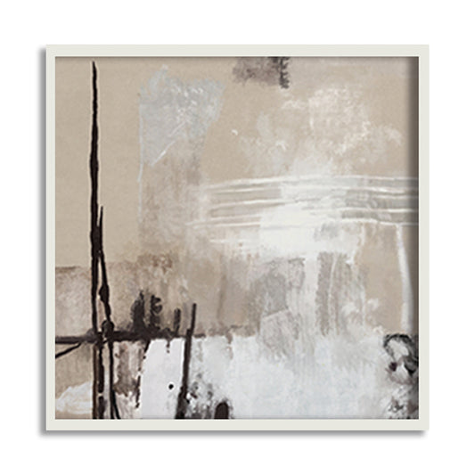 Abstract Strokes 3 | Black and White Wall Artwork | Abstract Canvas Painting for Wall | Wall Decor | Wall Painting