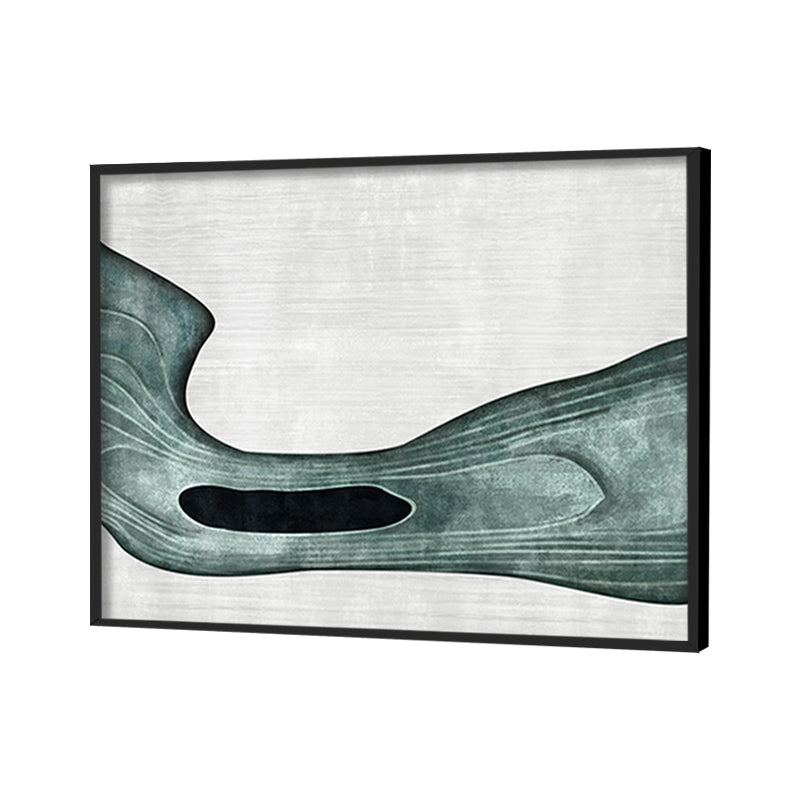 Teal Waves (Set of 2) Nature Artwork Canvas Print for Wall