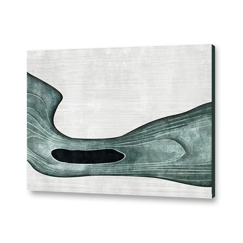 Teal Waves (Set of 2) Nature Artwork Canvas Print for Wall