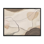 Abstract Terrain Abstract Canvas Wall Art Print