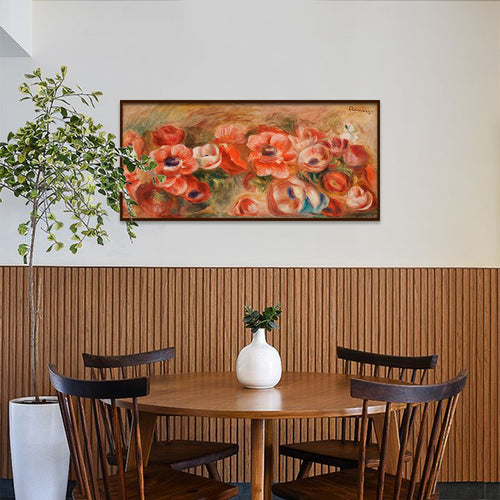 Anemones by Pierre-Auguste - Famous Painting Canvas Print
