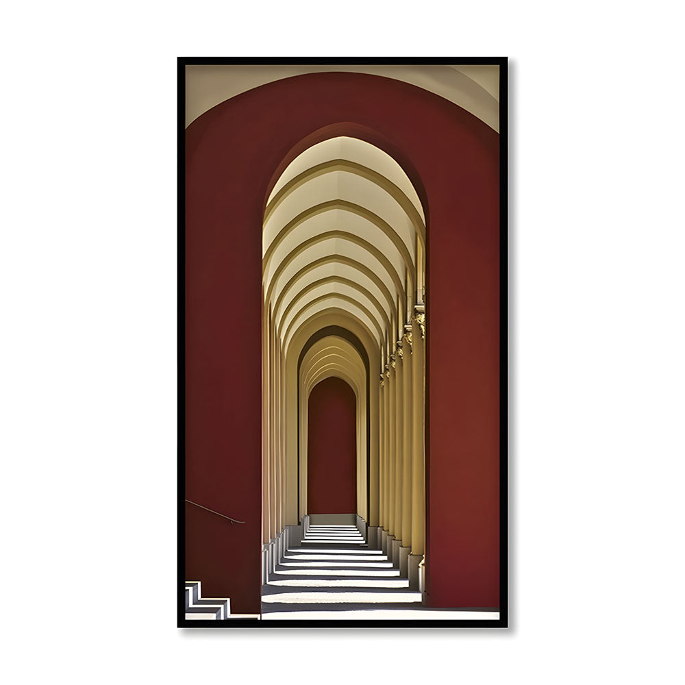 Arches 1 Vintage Artwork Canvas Print for Wall