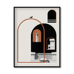 Architecture No. 7 – Black and White Wall Artwork