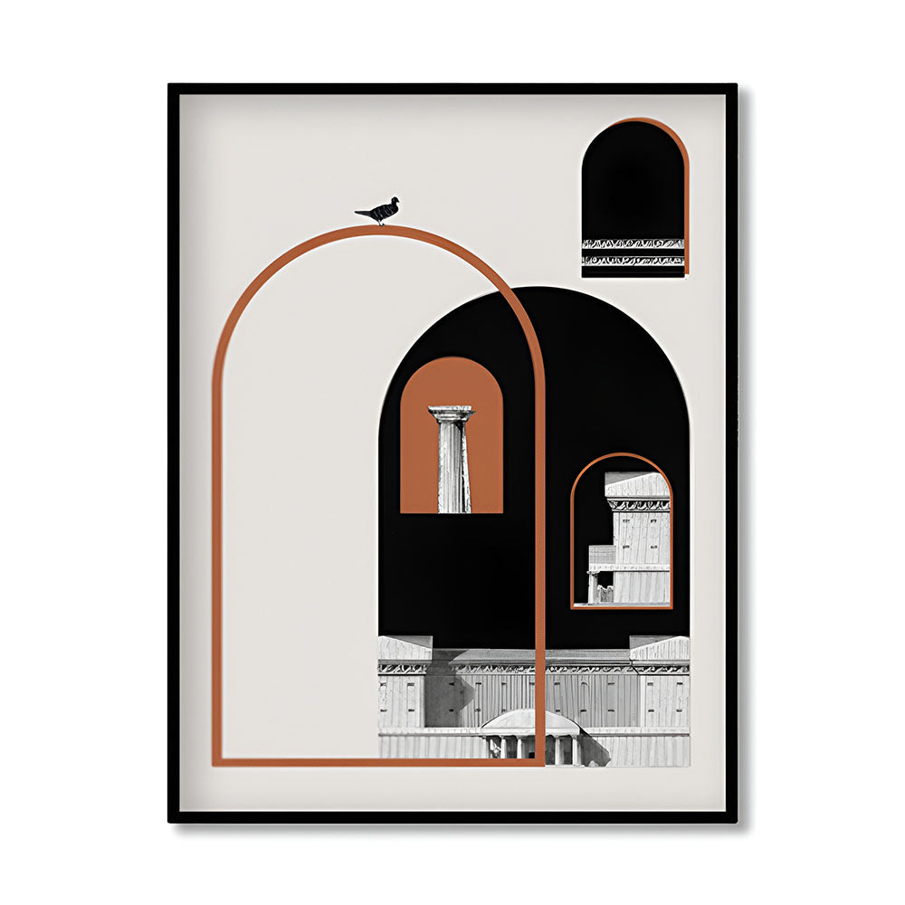 Architecture 7 Black and White Wall Artwork