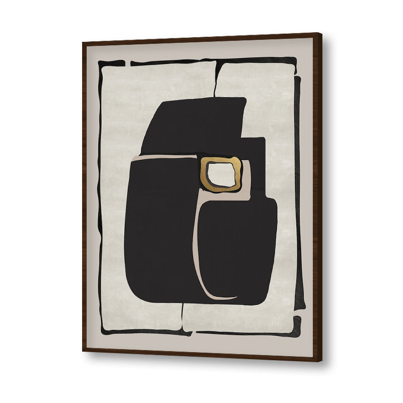 Abstract Forms Abstract Canvas Wall Art Print