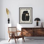Abstract Forms Abstract Canvas Wall Art Print