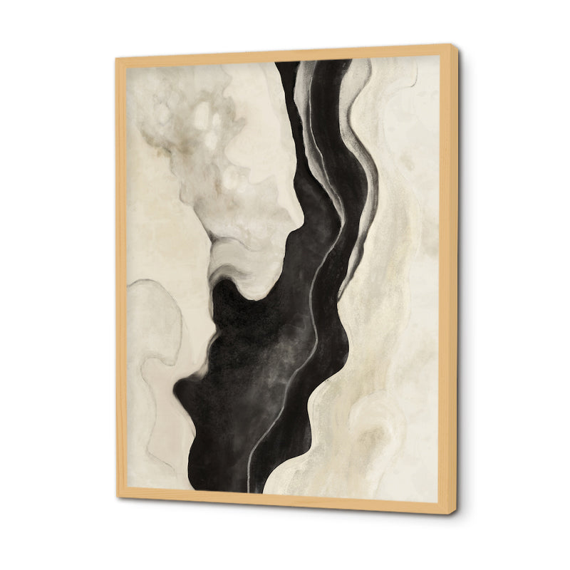 Gracefulness Abstract Canvas Wall Art Print