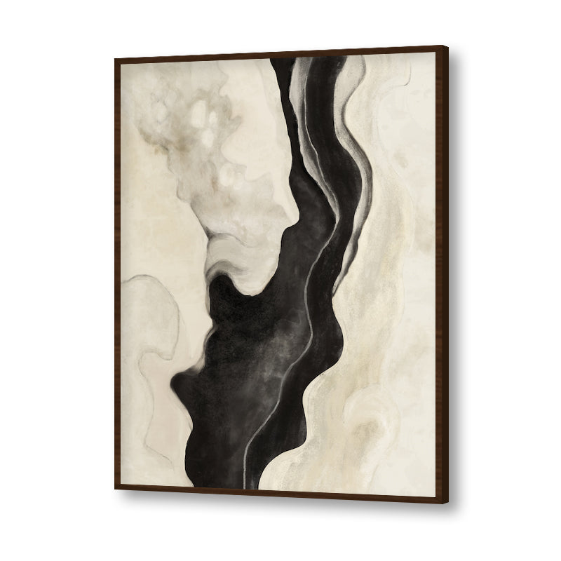 Gracefulness Abstract Canvas Wall Art Print