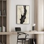 Gracefulness Abstract Canvas Wall Art Print