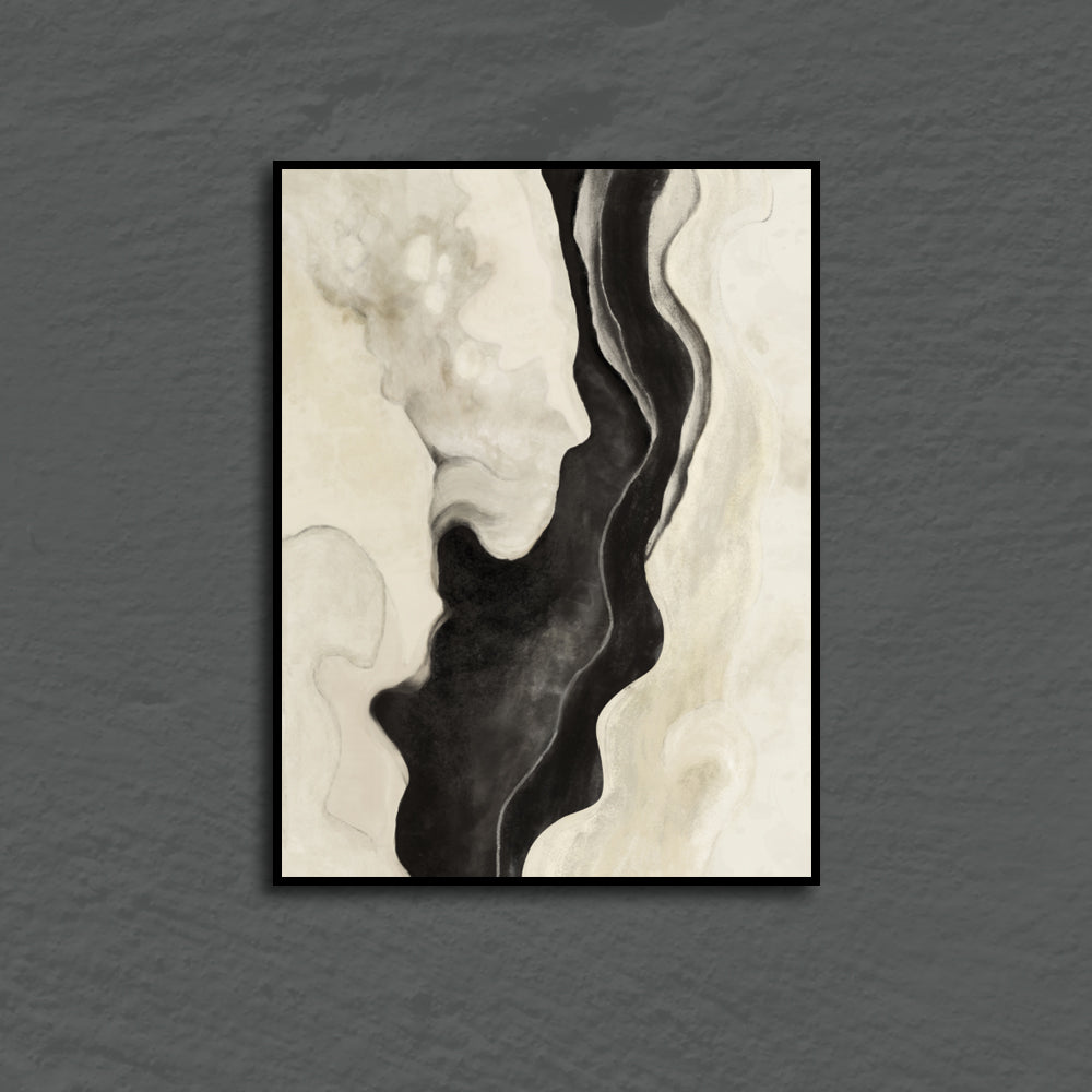 Gracefulness Abstract Canvas Wall Art Print