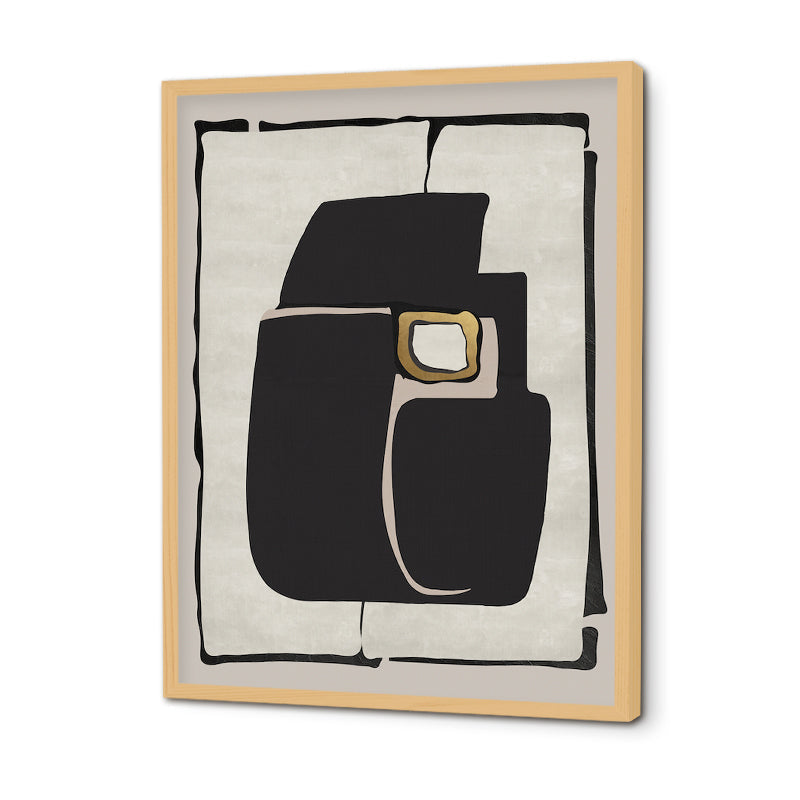 Abstract Forms Abstract Canvas Wall Art Print