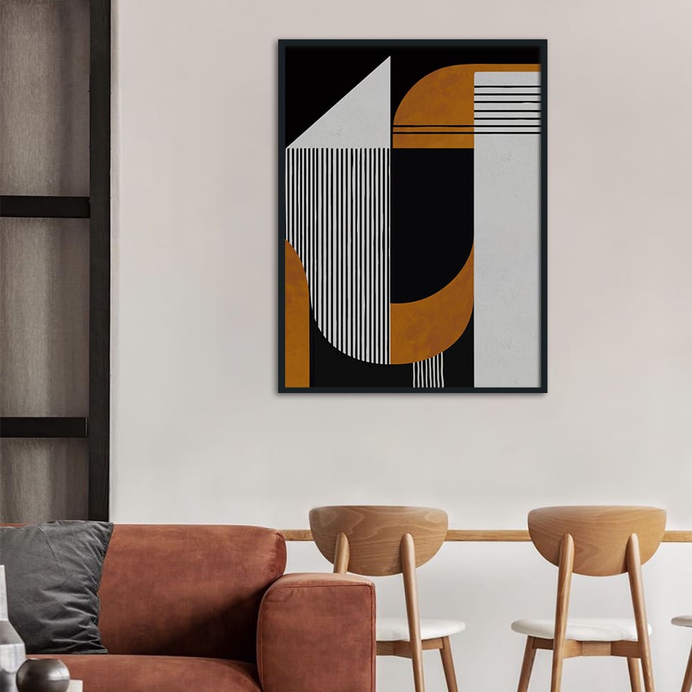 Bauhaus Abstract Canvas Wall Art Print
