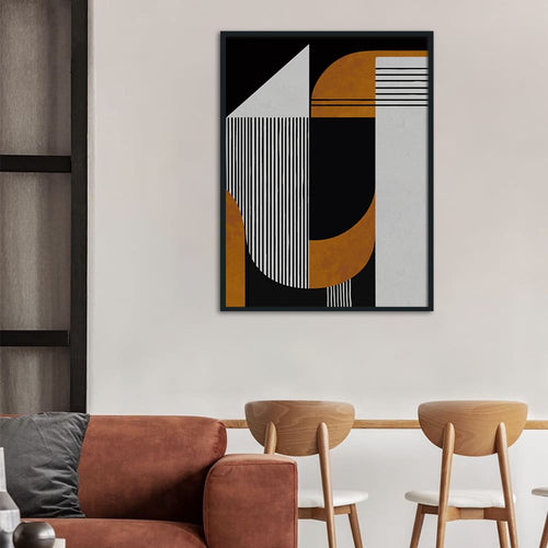 Bauhaus Abstract Canvas Wall Art Print