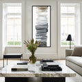 Brushstroke Symphony Abstract Canvas Wall Art Print