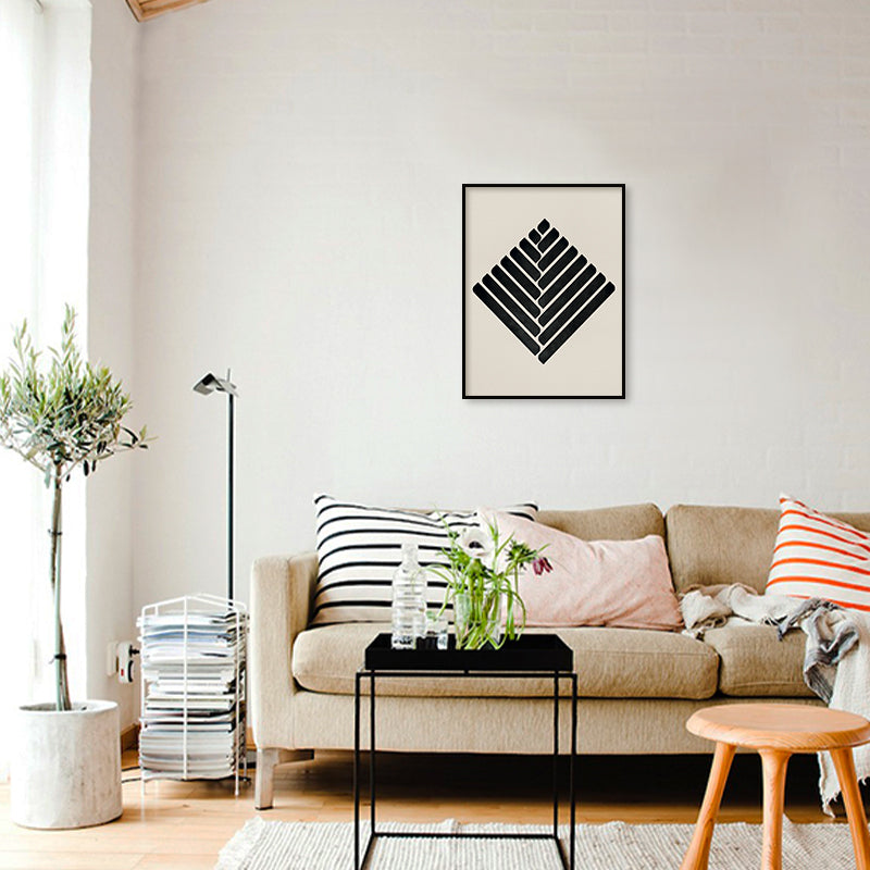 Harmony 5 Black and White Wall Artwork