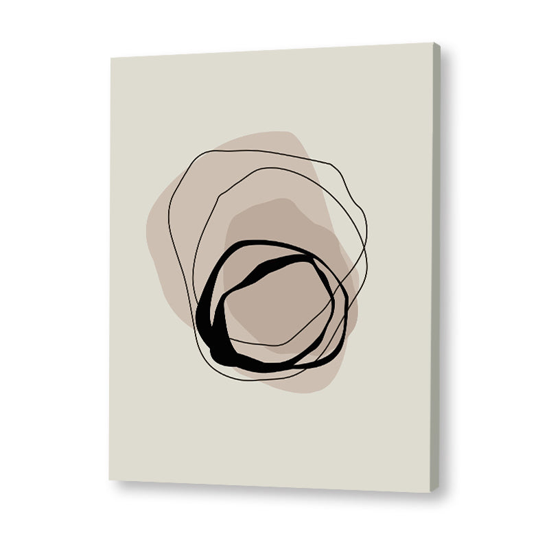 Nested 1 Abstract Canvas Wall Art Print