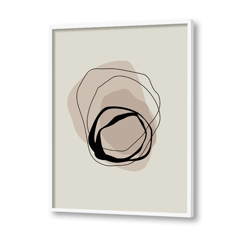 Nested 1 Abstract Canvas Wall Art Print