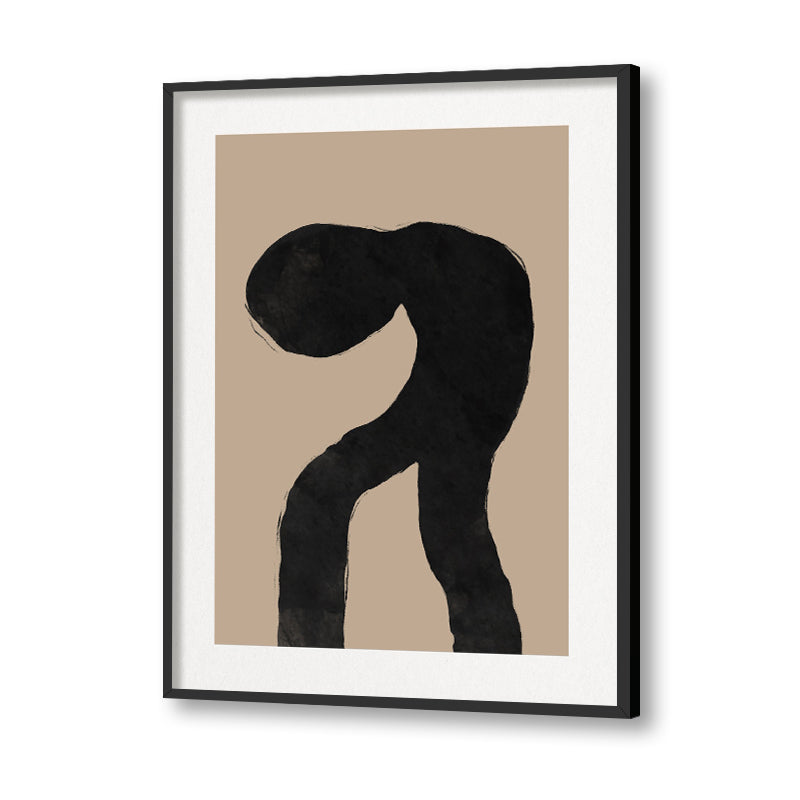 Nordic 1 Black and White Canvas Wall Art Printng Room | Bedroom