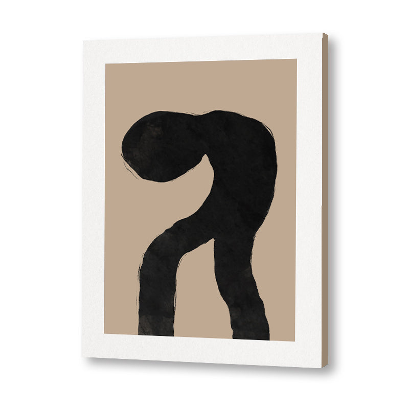 Nordic 1 Black and White Canvas Wall Art Printng Room | Bedroom