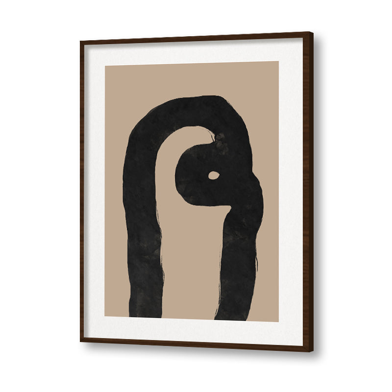 Nordic 2 Black and White Canvas Wall Art Print