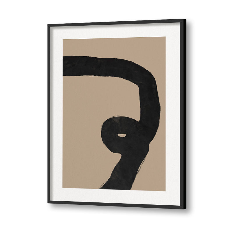 Nordic 3 Black and White Canvas Wall Art Print