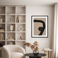 Nordic 3 Black and White Canvas Wall Art Print