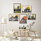 Scenic Escapes No. 1 – Pop Artwork Canvas Print for Wall
