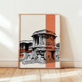 Scenic Escapes 3 Pop Artwork Canvas Print for Wall