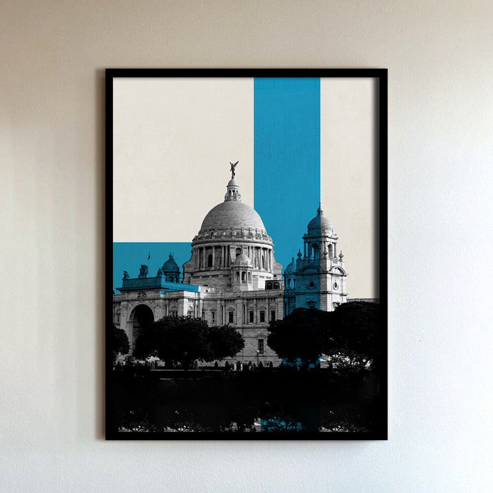 Scenic Escapes 6 Pop Artwork Canvas Print for Wall shown in a room