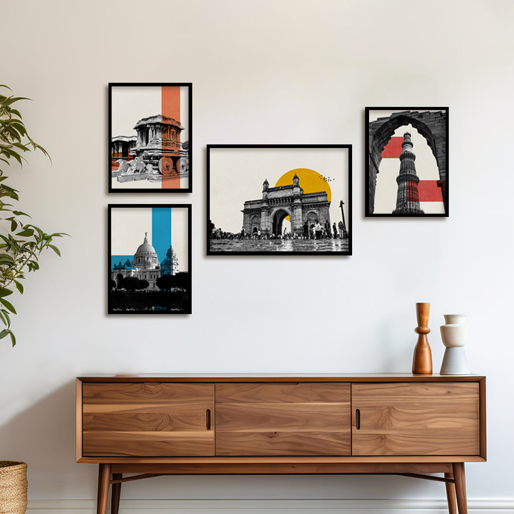 Scenic Escapes 6 Pop Artwork Canvas Print for Wall
