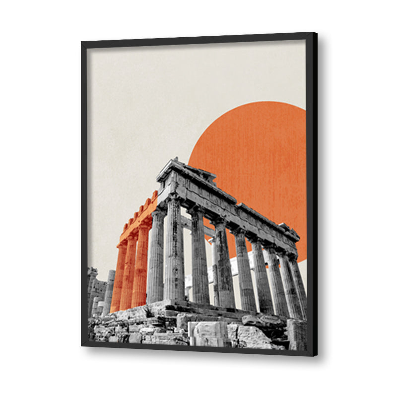 Scenic Escapes 8 Black and White Canvas Wall Art Print