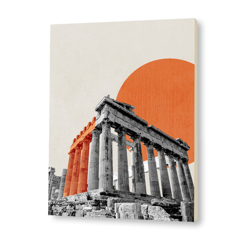 Scenic Escapes 8 Black and White Canvas Wall Art Print