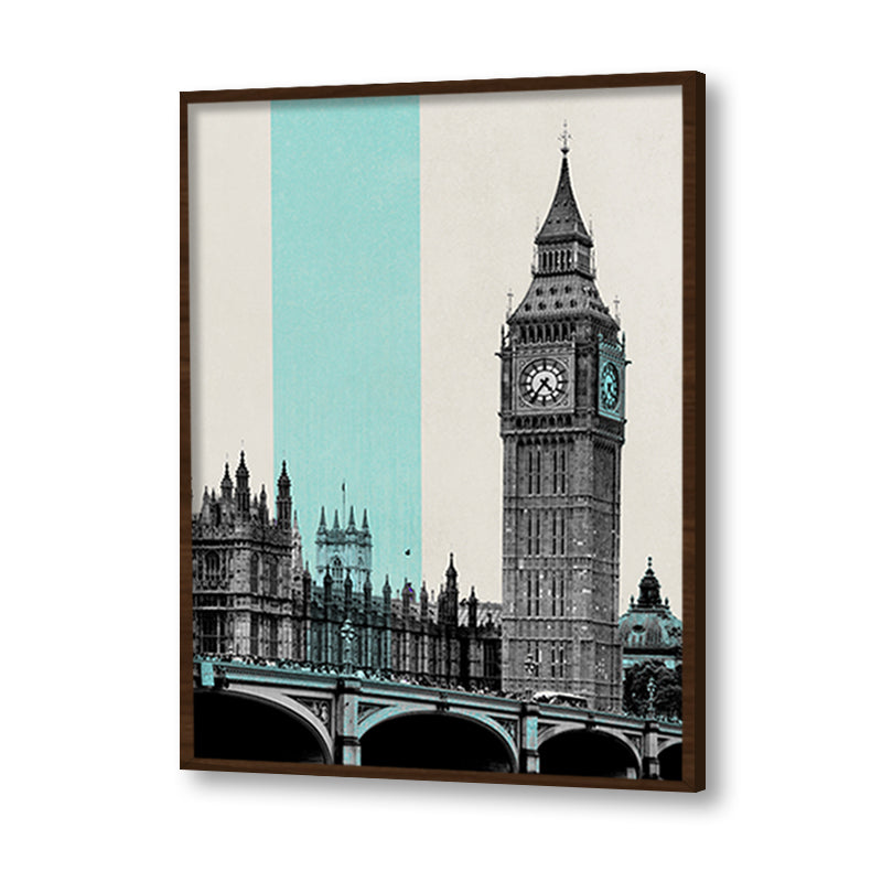 Scenic Escapes 9 Black and White Canvas Wall Art Print