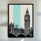 Scenic Escapes No. 9 – Black and White Canvas Wall Art Print