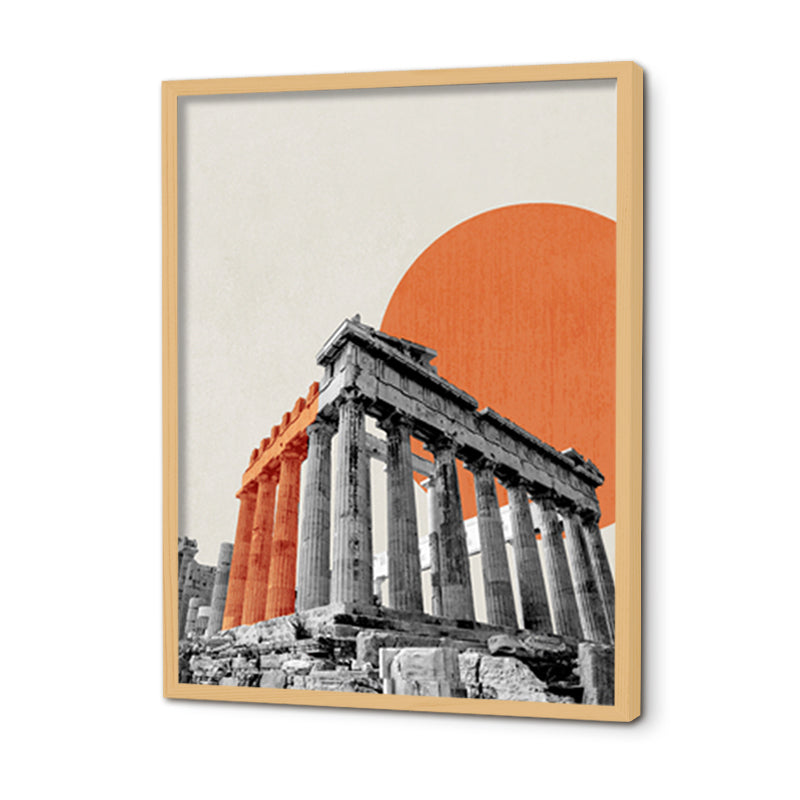 Scenic Escapes 8 Black and White Canvas Wall Art Print