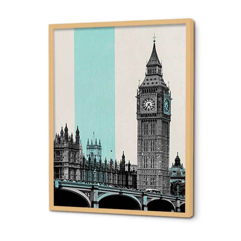 Scenic Escapes 9 Black and White Canvas Wall Art Print