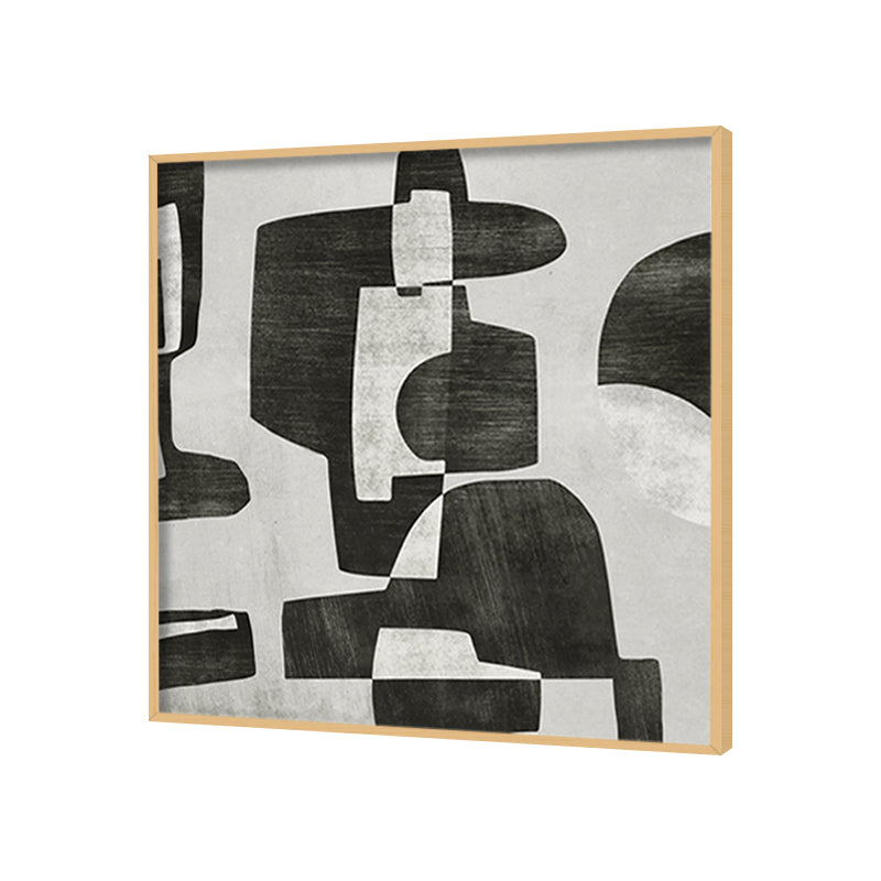 Shadows & Echoes Set of 2 Abstract Canvas Artprint for Wall