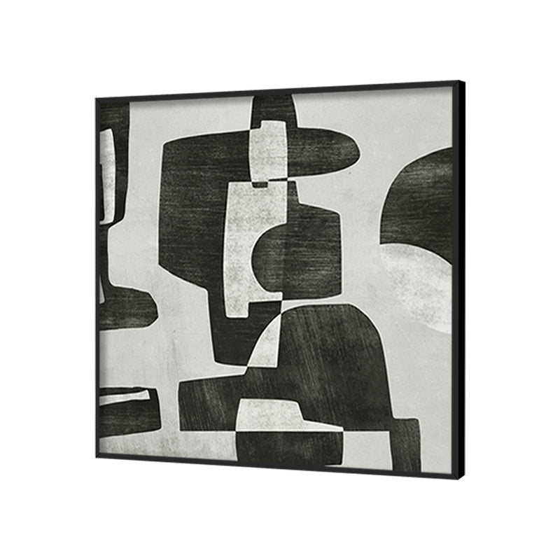 Shadows & Echoes Set of 2 Abstract Canvas Artprint for Wall