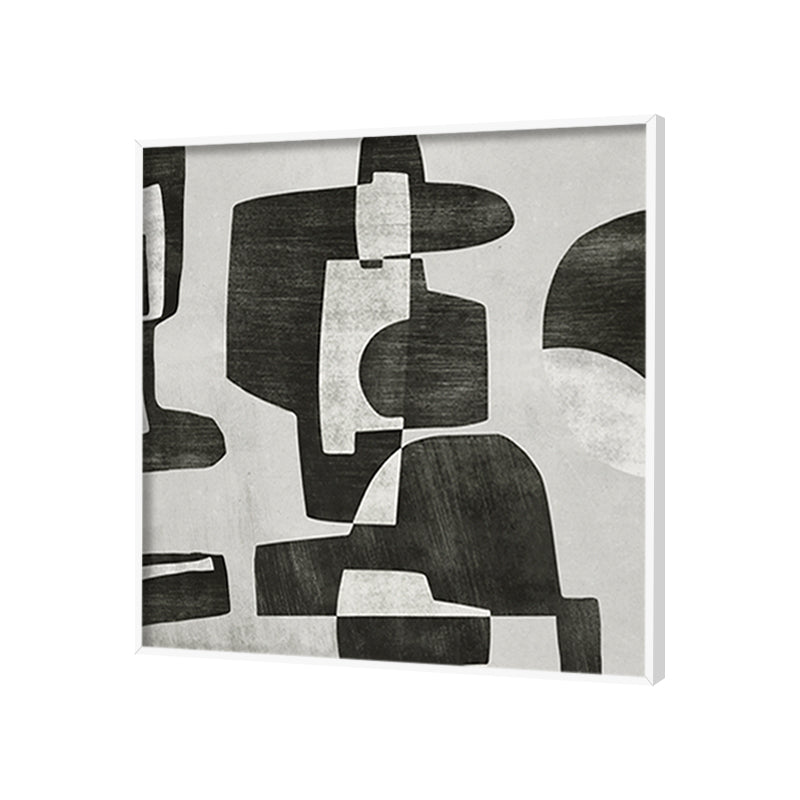 Shadows & Echoes Set of 2 Abstract Canvas Artprint for Wall