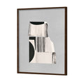 Structure and Void Abstract Canvas Wall Art Print