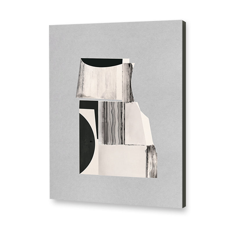 Structure and Void Abstract Canvas Wall Art Print