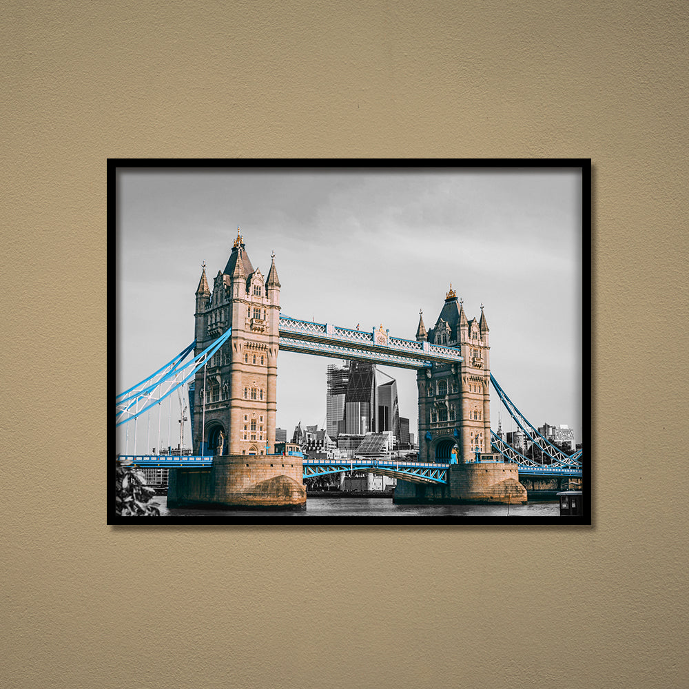 Traveler's Tapestry 2 Pop Artwork Canvas Print for Wall shown in a room