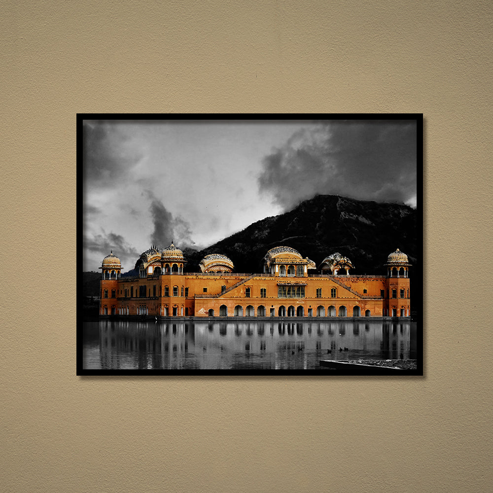 Traveler's Tapestry 3 Pop Artwork Canvas Print for Wall shown in a room