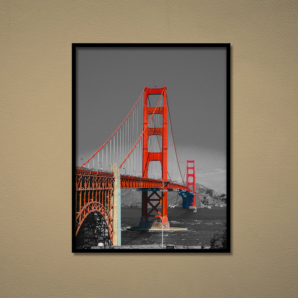 Traveler's Tapestry 5 Pop Artwork Canvas Print for Wall shown in a room