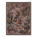 Battle of Mazandaran Masterpiece Famous Painting Artwork Canvas Print for Wall