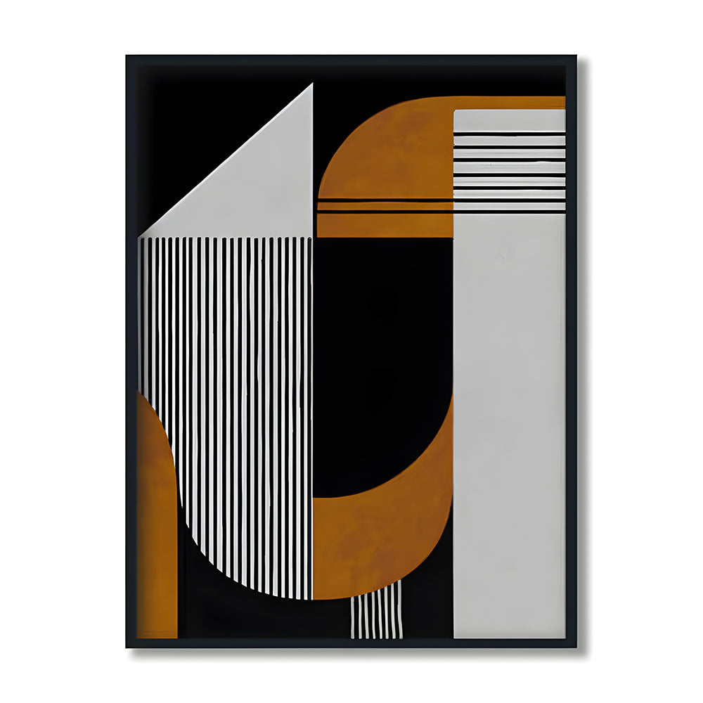 Bauhaus Abstract Canvas Wall Art Print