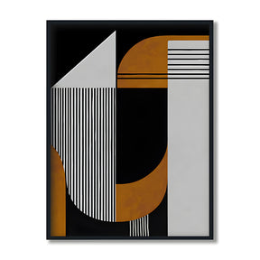 Bauhaus Abstract Canvas Wall Art Print