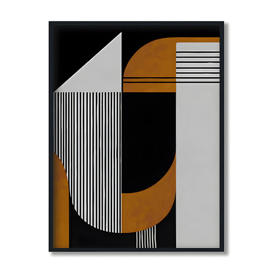 Bauhaus Abstract Canvas Wall Art Print