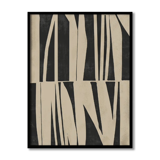 Between the Lines | Abstract | Black & White Canvas Painting for Wall | Wall Decor | Wall Painting