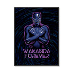 Black Panther Pop Artwork Canvas Print for Wall